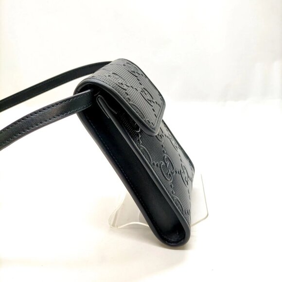 Gucci Shoulder Bag Black Leather mon-459-091025 - Picture 4 of 16